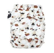 SALE! Bear Bott Onesize Pocket Nappy: Tae a Ewe