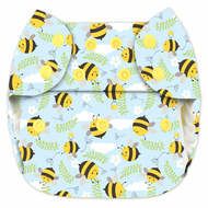 30% OFF! Blueberry Onesize Deluxe Pocket Nappy: Buzz *NO INSERTS
