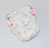 Dunk n Fluff Fitted Nappy - L - Hello Kitty