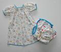 60% OFF! Dunk n Fluff Peasant Top & Nappy Wrap Set - L - Hello Kitty