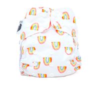 SALE! Bear Bott Onesize Pocket Nappy: Rainbows