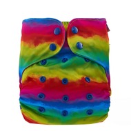 50% OFF! Bells Bumz BTP Luxury Pocket Nappy: Rainbow Ripples