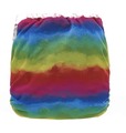 50% OFF! Bells Bumz Size 1 Newborn Z-wrap: Rainbow Ripples