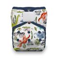 Thirsties Onesize Natural Pocket Nappy: Dino-rawr