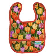 Thirsties Pocket Bib: Tulips