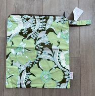 Monkey Foot Wet Bag - Large - Green Floral