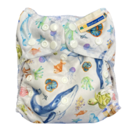 Motherease Uno Onesize Stay-dry All-in-one: Ocean Life