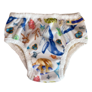 NEW! Motherease Big Kid Training Pant: Ocean Life