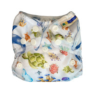 20% OFF! Motherease Newborn Uno Stay-dry All-in-one: Ocean Life