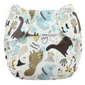 30% OFF! Blueberry Onesize Deluxe Pocket Nappy: Saurus