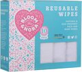 Bloom & Nora 10pk White Reusable Wipes Face & Body