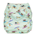 50% OFF! Baba+Boo Onesize Pocket Nappy: Surfing Dogs