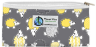 Planetwise Zippered Snack Bag: Hedgehogs