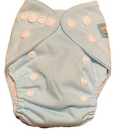 20% OFF! Alva Baby Newborn Nappy (Snaps): Pale Blue