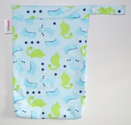 Bambooty Print Pul Wet Bag:  Dino