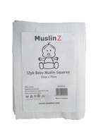 Muslinz White Muslin Squares 70cm