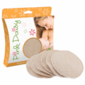 Pink Daisy Pack of 3 Nursing Pads: Organic Cotton