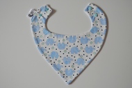 Bandana Bib - Blue Elephants