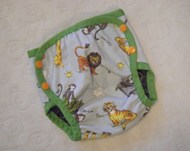 25% OFF! Dunk n Fluff Nappy Wrap - S - Zoo Animals