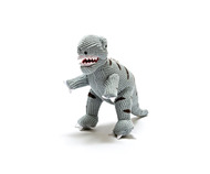 NEW! Best Years Mini T Rex Rattle: Baby Blue