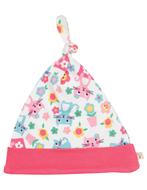 60% OFF! Frugi Lovely Knotted Hat: Cat Friends  3-6m 6-12m