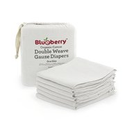 Blueberry Onesize Organic Cotton Gauze Flat Nappies