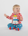 55% OFF! Frugi Bobby Applique Top:  snowman 3-6m