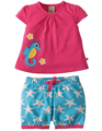 55% OFF! Frugi Smock Outfit: Raspberry Sky Starfish 0-3m