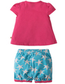 55% OFF! Frugi Smock Outfit: Raspberry Sky Starfish 0-3m