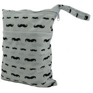 NEW! Alva Baby Wet/Dry Bag: Moustache