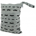 NEW! Alva Baby Wet/Dry Bag: Moustache