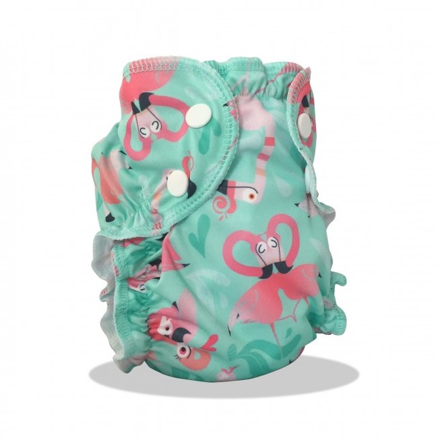NEW Applecheeks Swim Nappy Flamingle