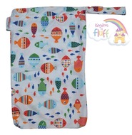 Bambooty Print Pul Wet Bag: Fishies