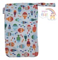 Bambooty Print Pul Wet Bag: Fishies