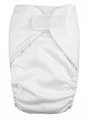 NEW! Alva Baby Newborn Nappy (Hook & Loop): White