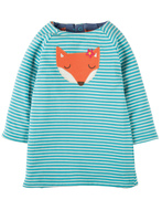 55% OFF! Frugi Peek A Boo Dress: Fox  0-3m