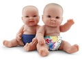 NEW! Rumparooz Dolls Nappies 2pk: Lava & Nautical