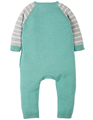 50% OFF! Frugi Cosy Knitted Romper: Aqua Cloud