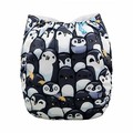 Alva Baby Onesize Nappy: Penguin Parade