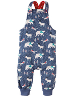 55% OFF! Frugi Topsy Turvy Dungaree: Snowscape  0-3m