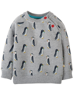 55% OFF! Frugi Cosy Jumper: Penguin Dash  0-3m