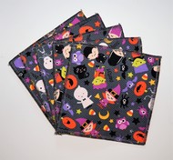 5-Pack Large Washable Wipes: Halloween Velour