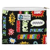 Planetwise Zipper Sandwich Bag: Superhero