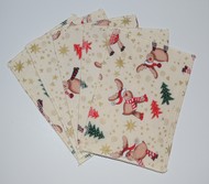 5-Pack Medium Nappy Wipes: Festive Reindeer