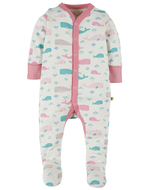 50% OFF! Frugi Darling Babygrow: Little Whale  NB