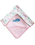 50% OFF! Frugi Little Hug Hooded Blanket: Little Whale