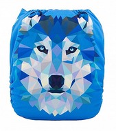 Alva Baby Onesize Nappy: Wolf