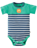 50% OFF! Frugi Percy Panelled Body: Lion  0-3m