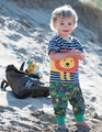 50% OFF! Frugi Parsnip Pants: Jungle Safari  0-3m