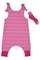 30% OFF! 0-3m Harem Dungarees Set: Hearts